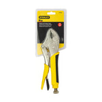 Stanley 84-369-1-23 Curved Locking Plier with Bi-Material Handle 10 Inch