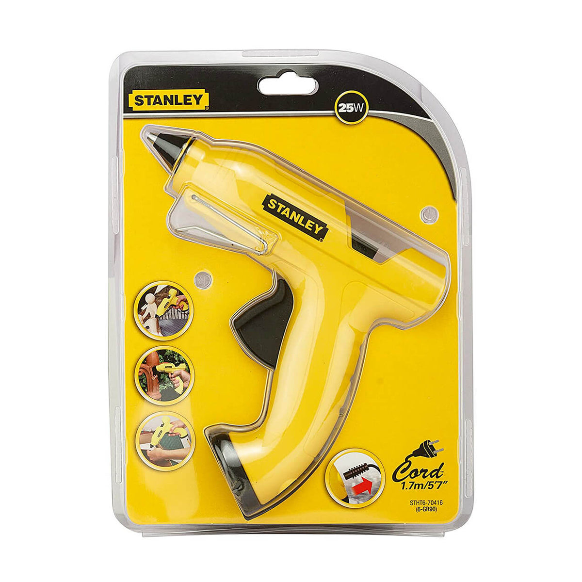 Stanley STHT6-70416 25-Watts Plastic Glue Gun & Meter Cord