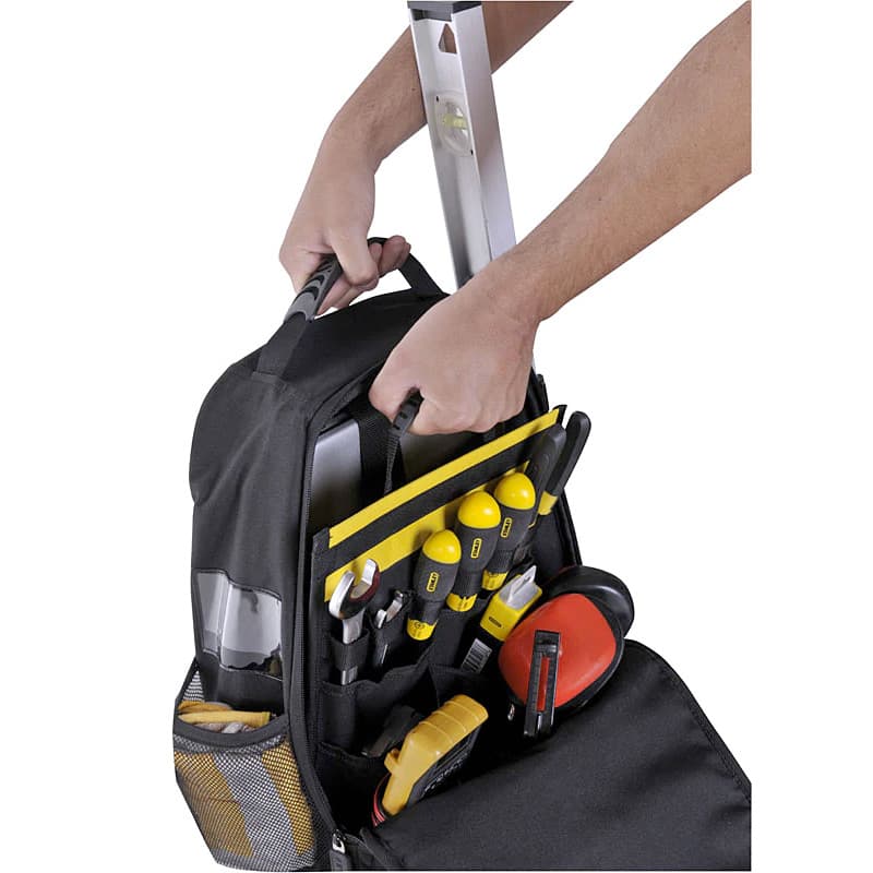 Nylon Black&Yellow Stanley tool back pack STST1-72335, For
