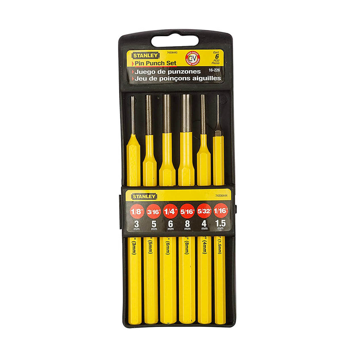 Stanley 4-18-226 Pin Punches Set (6pc) –