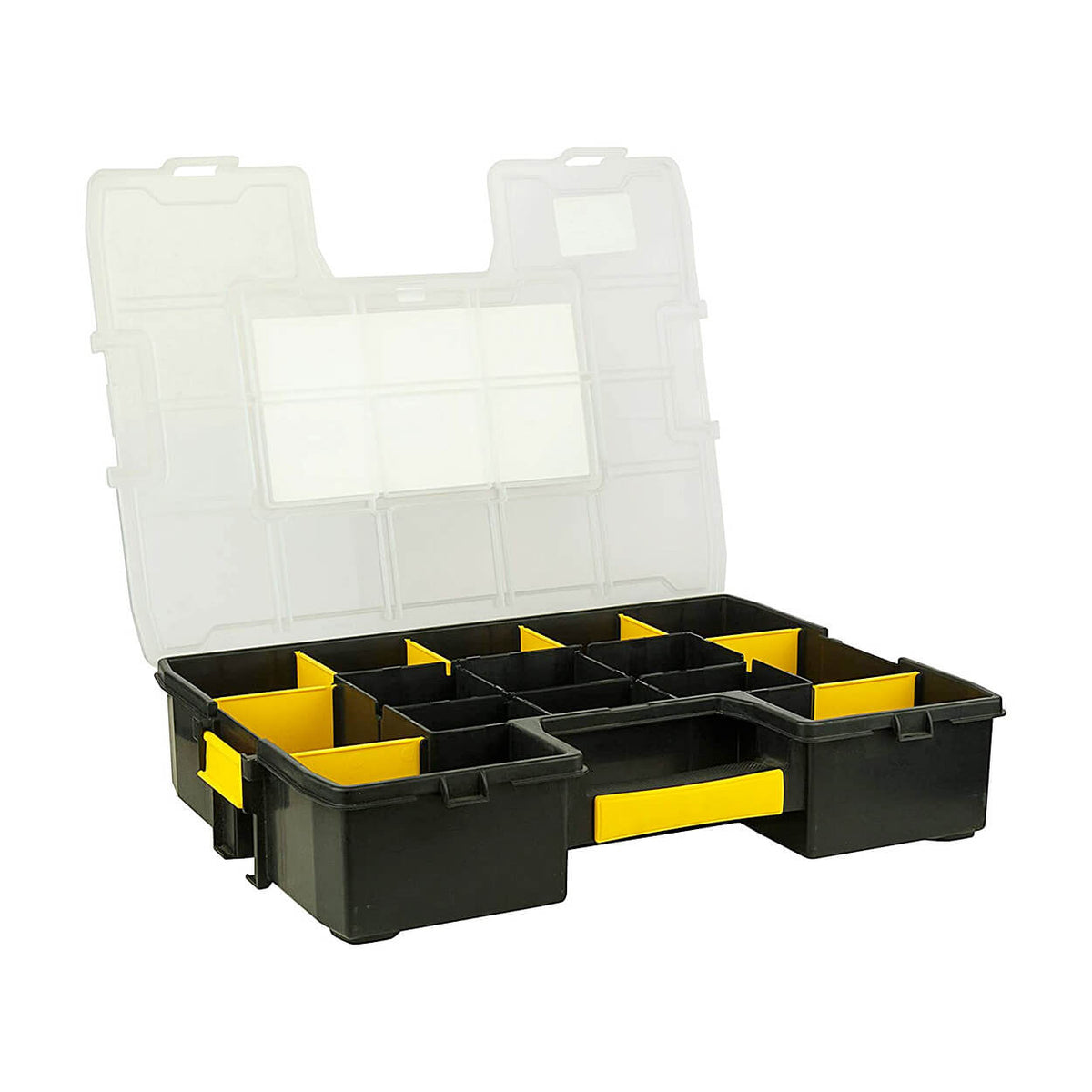 Stanley 1-71-949 Organised Maestro Plastic Tool Box With Clear Top Lid –