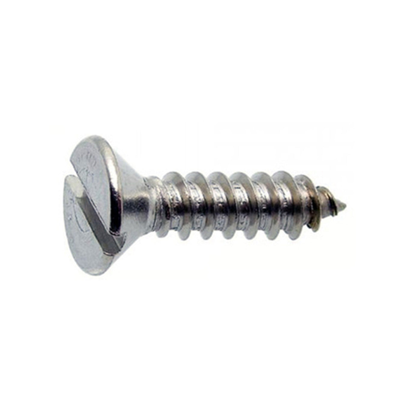 304 Stainless CSK Slotted Self Tapping Screws