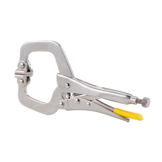Stanley 0-84-816 Lock-Grip Plier C-Clamp Swivel 285mm 11-1/2"