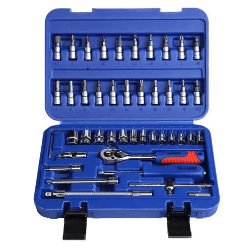 De Neers 1/4” Drive 23 Pieces Hex Socket Set A-SA23