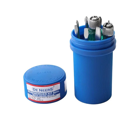 De Neers Screw Driver Sets Round Box