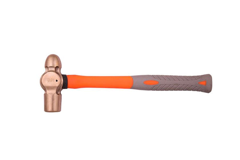 De Neers Copper Hammer Ball Pein with Fiberglass Handle 230-1130gms