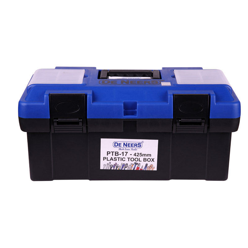 De Neers Plastic Tool Box With Organizer