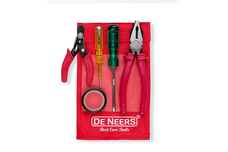 De Neers Electrician Tool Kit in Tetron Pouch Packing