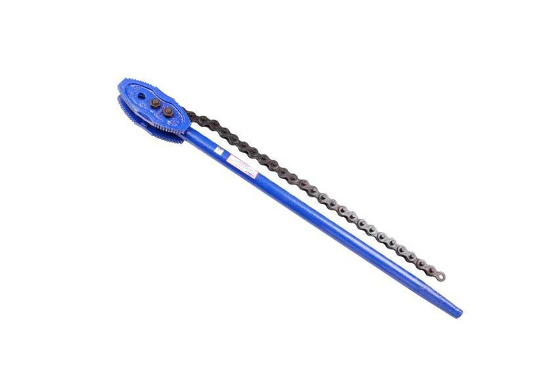 De Neers Chain Pipe Wrenches Heavy Duty Solid Handle 75mm-500mm