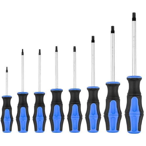 De Neers Torx Screw Drivers TPR Handle Set of 8pcs