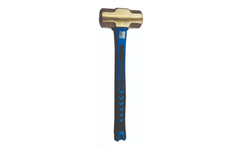 De Neers Brass Hammer Sledge with Fiberglass Handle 450-18000gms