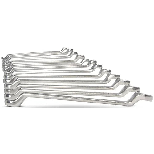 De Neers 13-12M BI-Hexagon Ring Spanner Shallow Offset Set of 12 Pcs