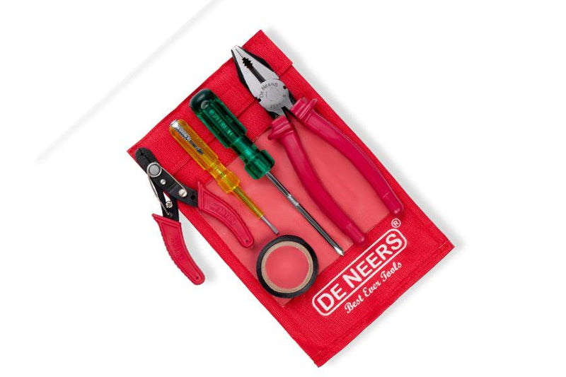 De Neers Electrician Tool Kit in Tetron Pouch Packing