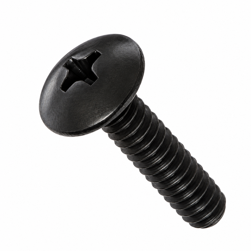 M5 Black Oxide Phillips Truss Head Screws Pack of 1000