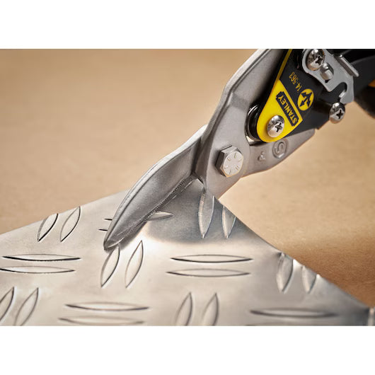 Stanley 2-14-563 Straight Cut Compound Action Aviation Snips 254mm