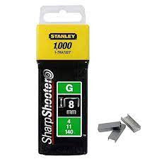 Stanley 1-TRA705T 8mm/5/16" H/D Staples(1 000) G Type - Pack of 2