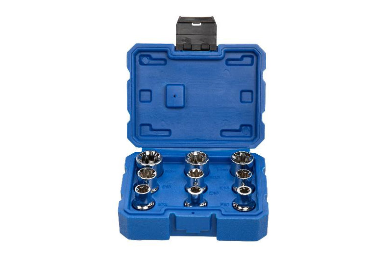 De Neers E-Socket Set 9pcs Set - BMC / Metal Box
