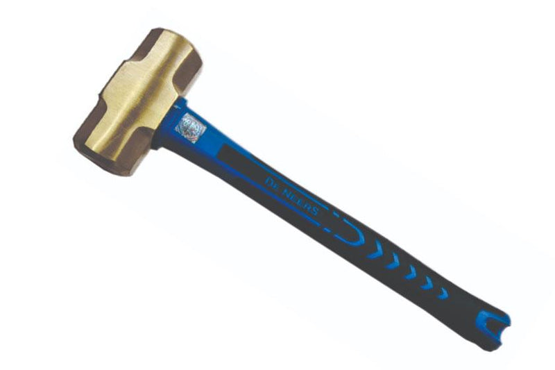 De Neers Brass Hammer Sledge with Fiberglass Handle 450-18000gms