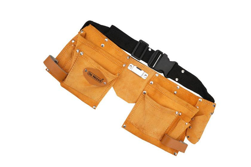 De Neers Leather Tool Apron Belt 11 Pockets