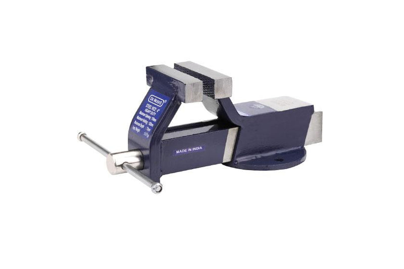 De Neers All Steel Bench Vice Fixed Base