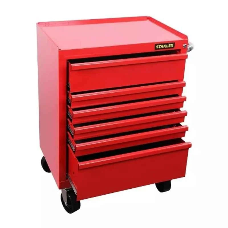 Stanley STST74424-8 Eco Roller Red Cabinet With 6 Drawers 699 x 460 x 797 mm