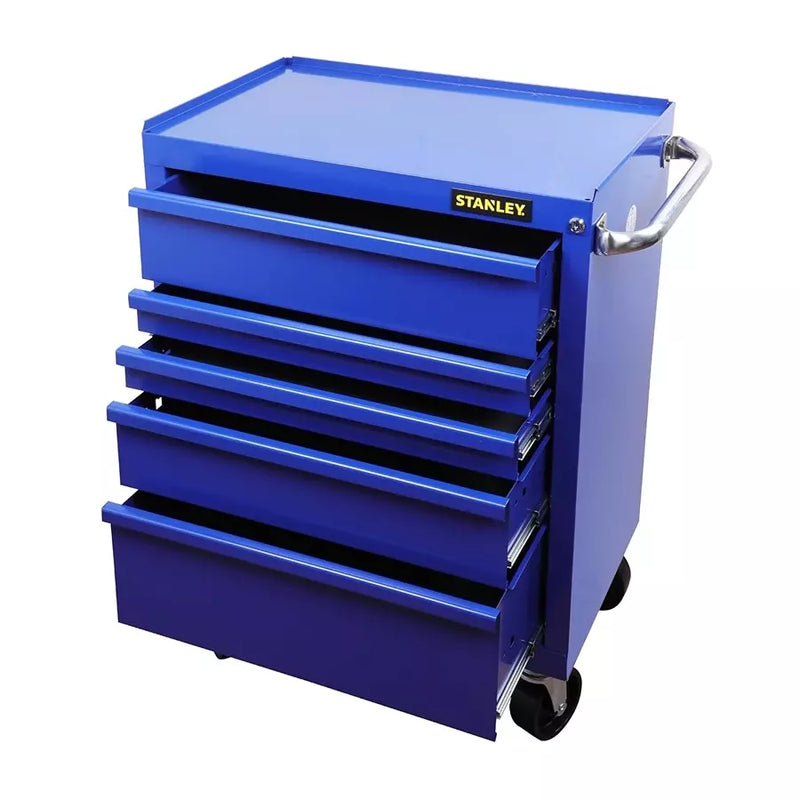 Stanley STST74421-8 Eco Roller Blue Cabinet With 5 Drawers 699 x 460 x 797 mm