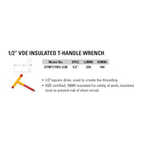 STANLEY STMT77851-23B 1/2" VDE T Handle 200mm
