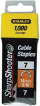 Stanley 1-CT109T 14MM/9/16"Cable Staples X1000 7CT100