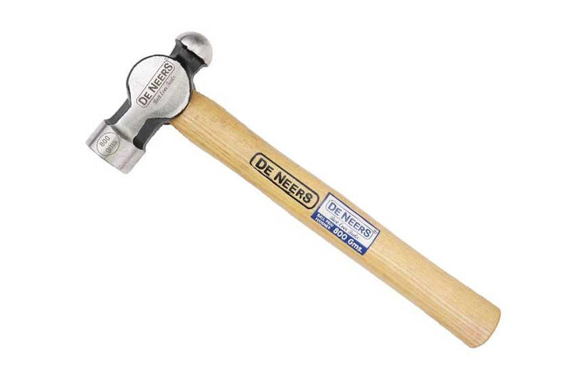 De Neers Ball Pein Hammers With Wooden Handle 100-2000gms (Pack of 2)