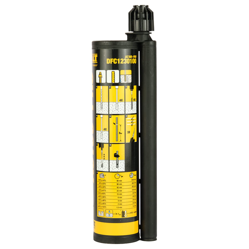 Dewalt DFC1230100 Adhesive Cartridge AC100-Pro Vinylester Anchor (Styrene-free)
