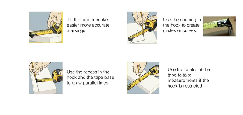 STANLEY  Eco Short Tape Without Lock - Pack of 3