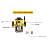 Stanley SRR1200 1200W Plunge Router