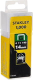 Stanley 1-TRA209T  14MM/9/16" L/D STAPLES (1000) A Type - Pack of 2