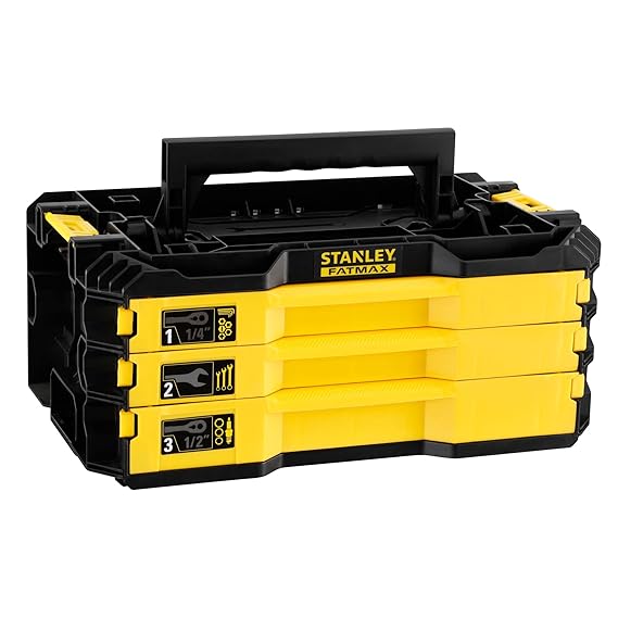 Stanley  FMMT98107-1  3 Drawer Tool Box 126 Pcs