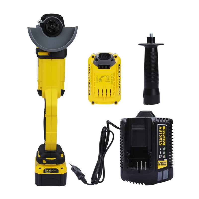 Stanley SCG400M2K 20V Brushed Small Angle Grinder