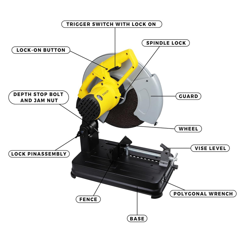 Stanley SSC22 2200W 355mm ChopSaw