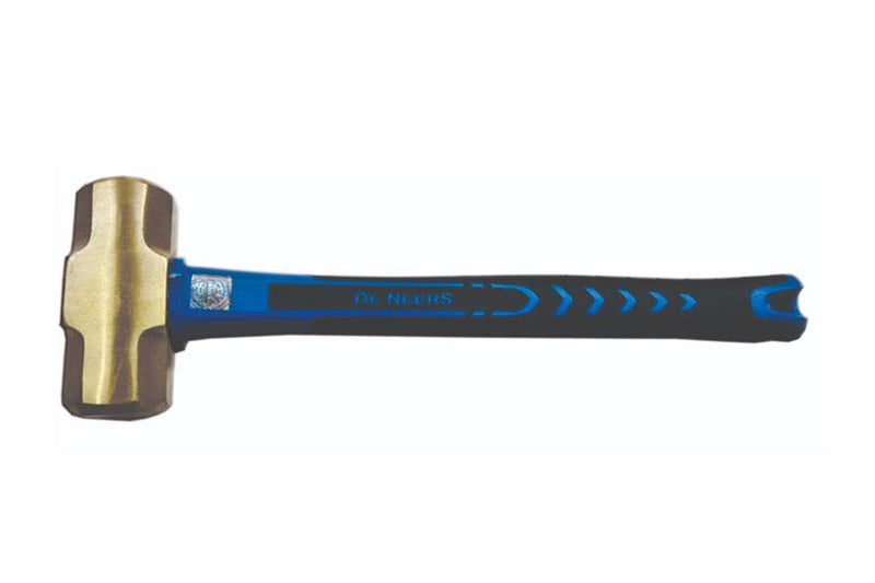 De Neers Brass Hammer Sledge with Fiberglass Handle 450-18000gms