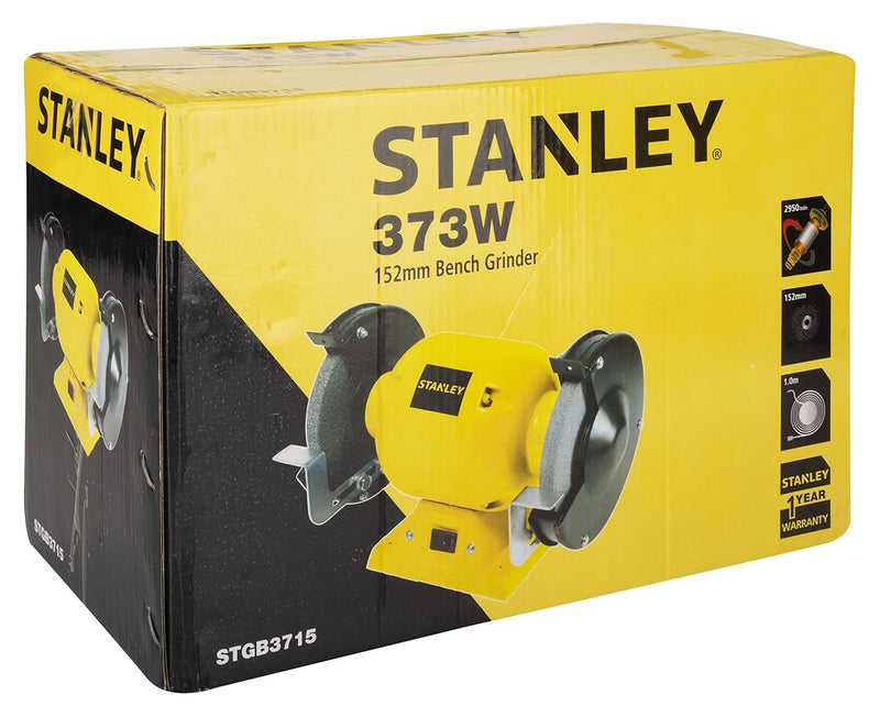 Stanley STGB3715 373W 152mm Bench Grinder