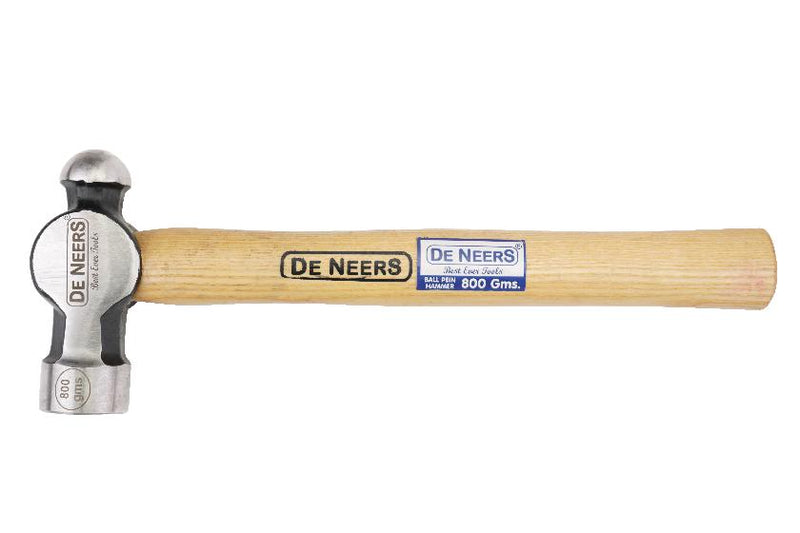 De Neers Ball Pein Hammers With Wooden Handle 100-2000gms (Pack of 2)