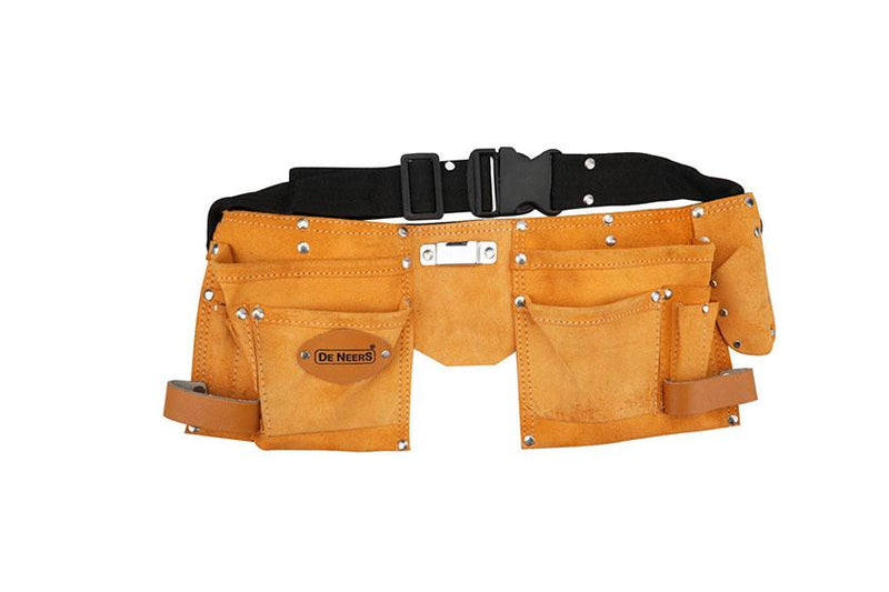 De Neers Leather Tool Apron Belt 11 Pockets