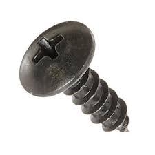 No.4 Black Oxide Phillips Truss Head Sheet Metal Screw Pack of 1000
