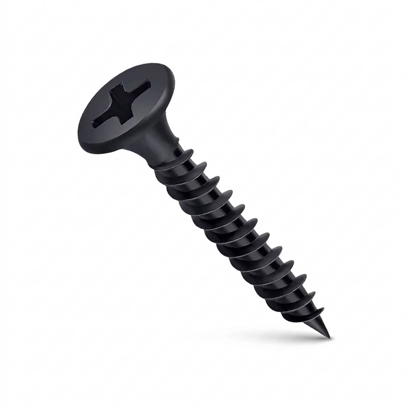 No.6 Black Oxide CSK Phillips Dry Wall Screws - Pack of 1000