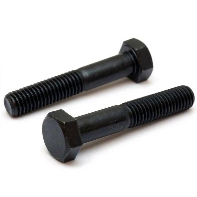1/4" Black Oxide Hex Head Screws Partially Threaded (1-1/4" - 2") (CAPARO) Pack of 200