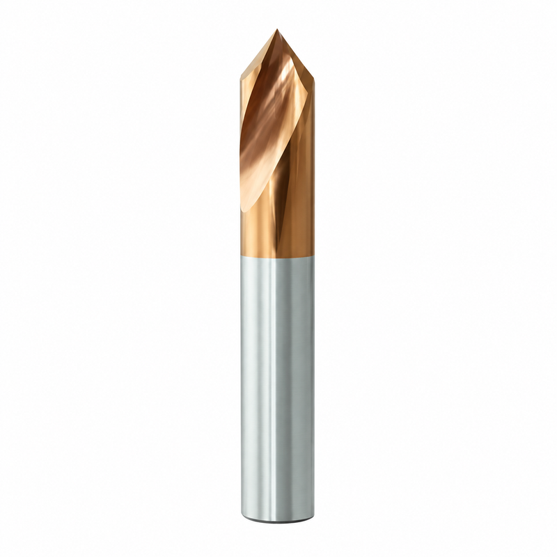 Dia 4mm | 90 Deg | 55 HRC | Carbide Spot Drill 2 Flutes