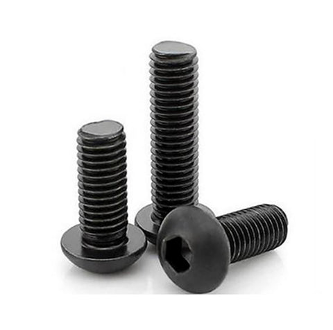 M4 Black Oxide Button Head Socket Screws (EBRO)