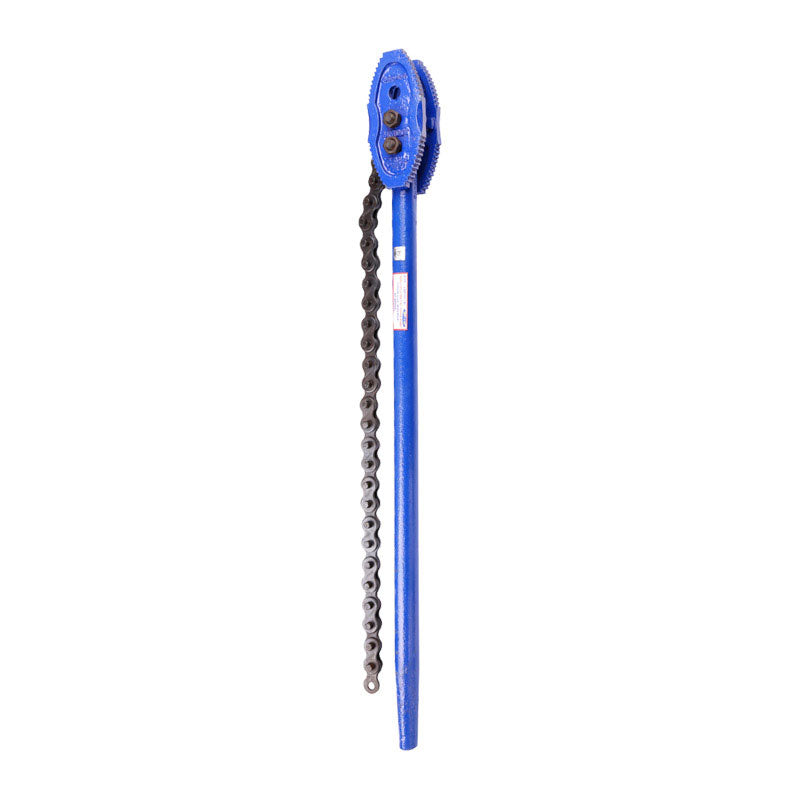 De Neers Chain Pipe Wrenches Heavy Duty Solid Handle 75mm-500mm
