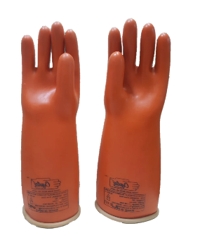 40KV Crystal Electrical Hand Gloves with working potential of 36KV