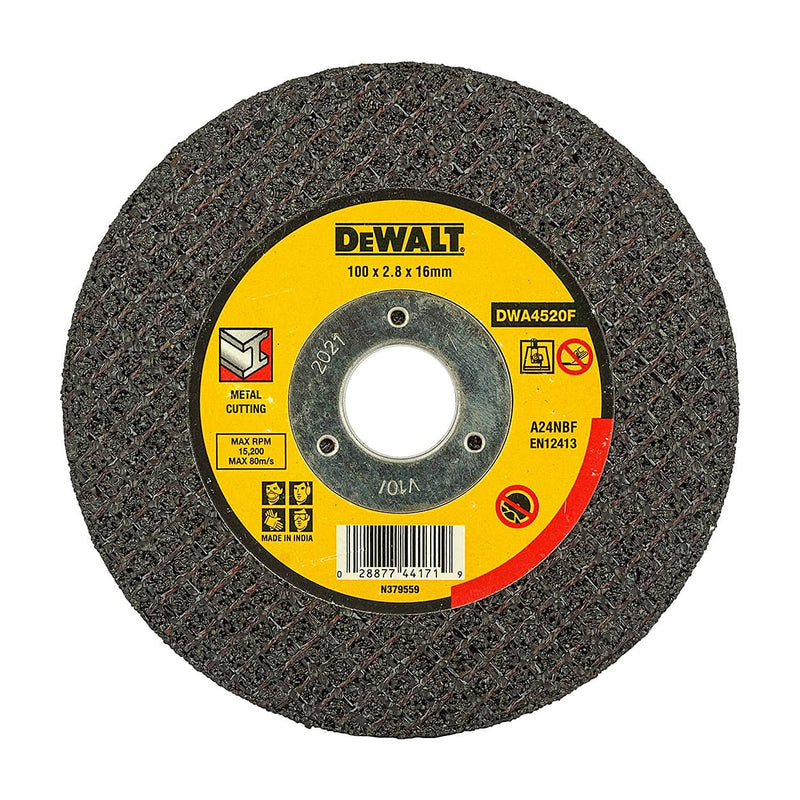 Dewalt DWA4520F Cut Off Wheel 100x2.8x16 mm (Pack of 10)