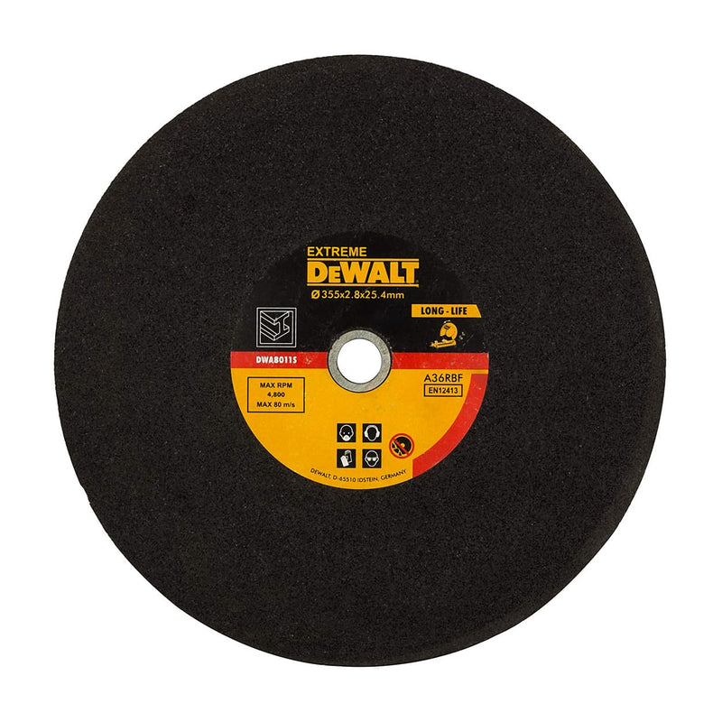 Dewalt DWA8011S-IN Chop Saw Wheel 355x2.8x25.4 mm (Pack of 5)