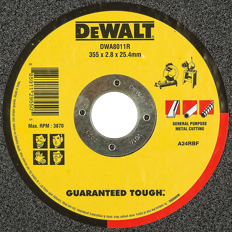 Dewalt DWA8011R Chop Saw Wheel 355x2.8x25.4 mm (Pack of 5)